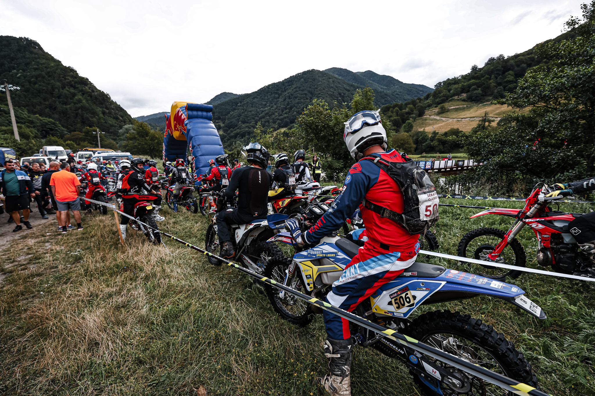 Start of FIM Hard Enduro World Championship 2023 Stop 3 - Red Bull Romaniacs in Sibiu, Romania on July 27, 2023. // Future 7 Media / Red Bull Content Pool // SI202307270186 // Usage for editorial use only //