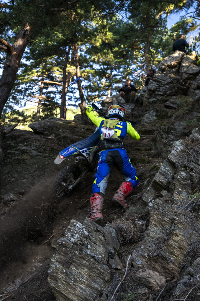 Wade Young (ZAF) of the Sherco factory team performs during the third off road day of FIM Hard Enduro World Championship 2023 Stop 3 - Red Bull Romaniacs in Sibiu, Romania on  July 28, 2023. // Mihai Stetcu / Red Bull Content Pool // SI202307280628 // Usage for editorial use only //