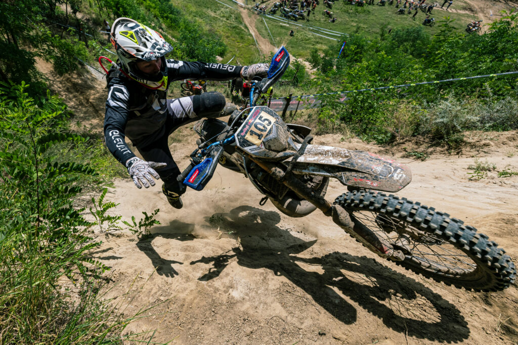 Competitor during the fourth off road day of FIM Hard Enduro World Championship 2023 Stop 3 - Red Bull Romaniacs in Sibiu, Romania on July 29, 2023. // Attila Szabo / Red Bull Content Pool // SI202307290348 // Usage for editorial use only //