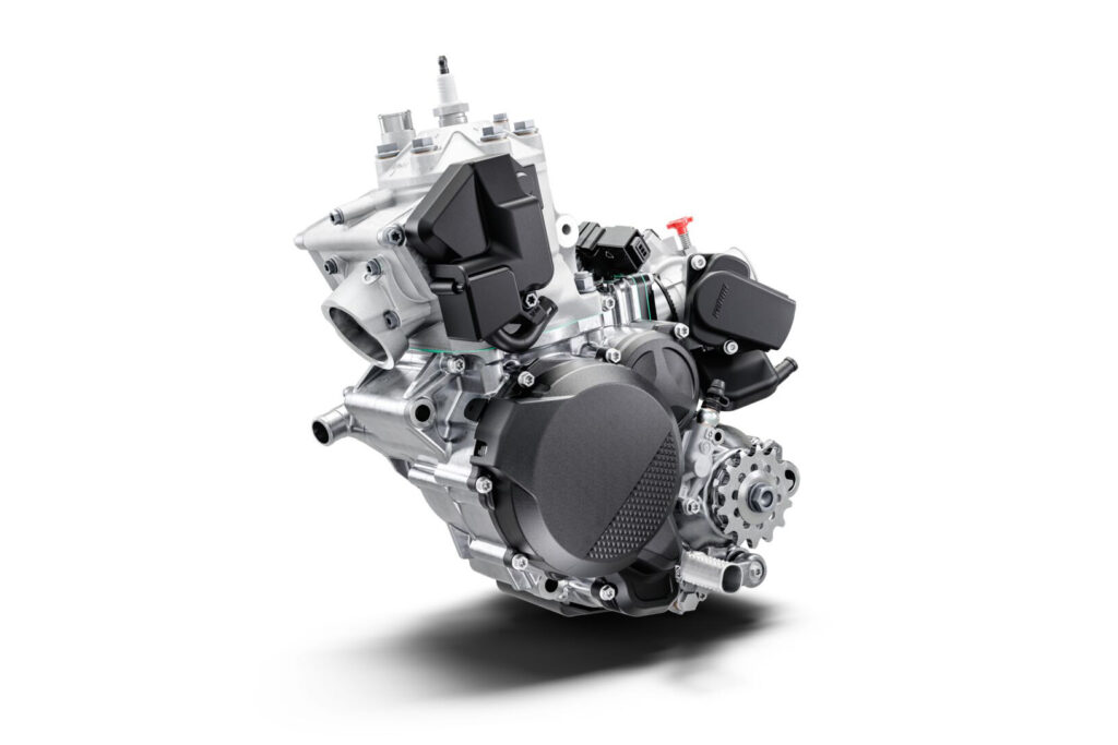 The New TE 300 engine.