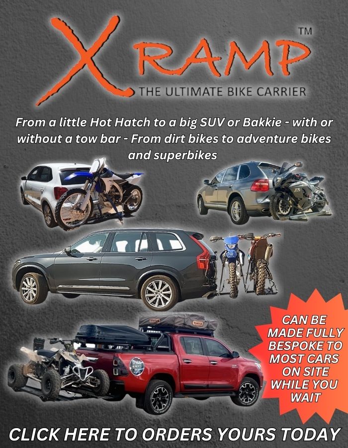 XRAMPThe XRAMP allows you to load and haul your motorcycle quickly and easily! It features the capability to carry all bikes from off-road, superbikes adventures and cruisers .