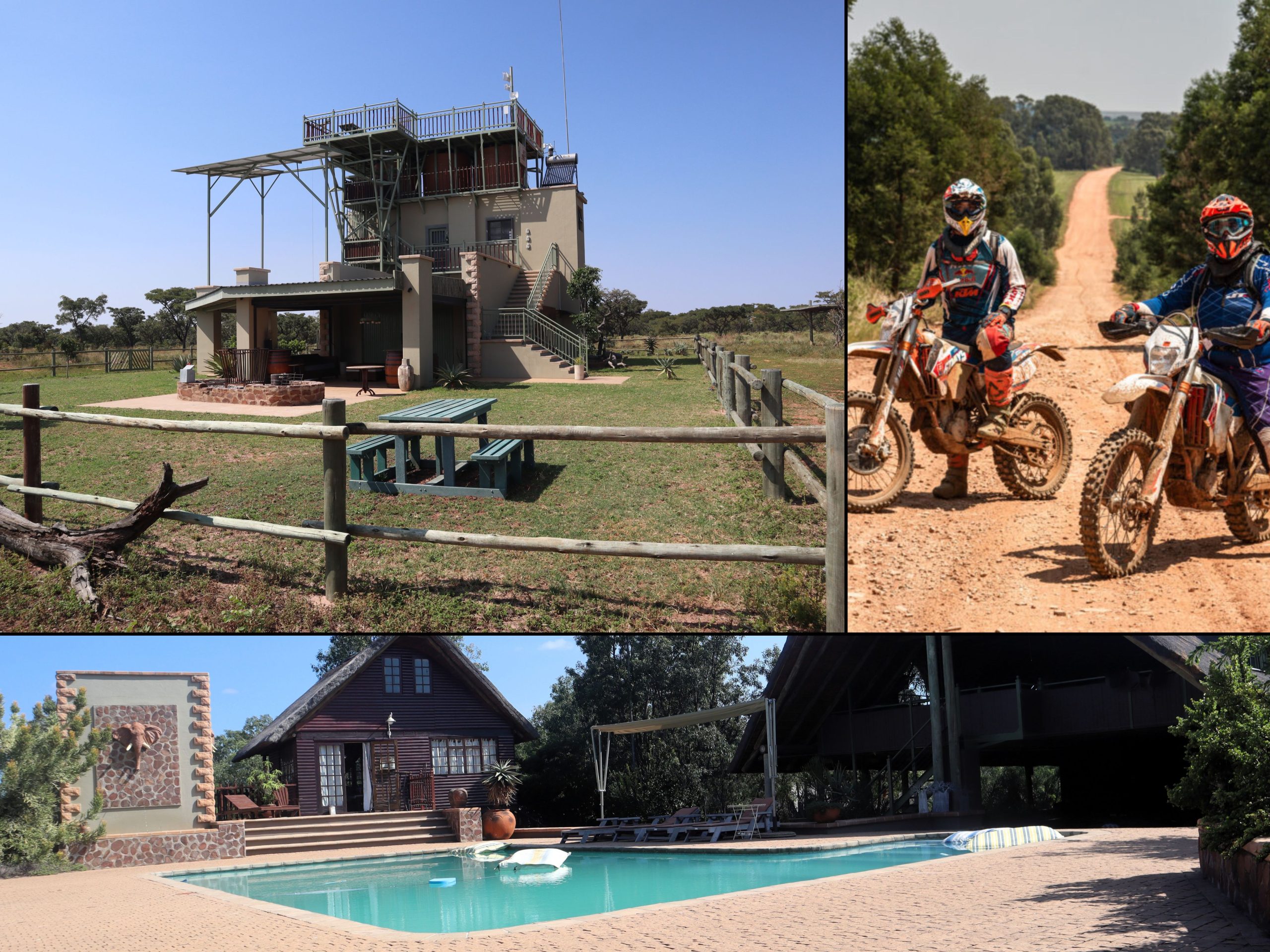 Dirt Bike riding venue and accommodation , Adventure bike riding venue and accommodation, quad/ATV riding venue and accommodation