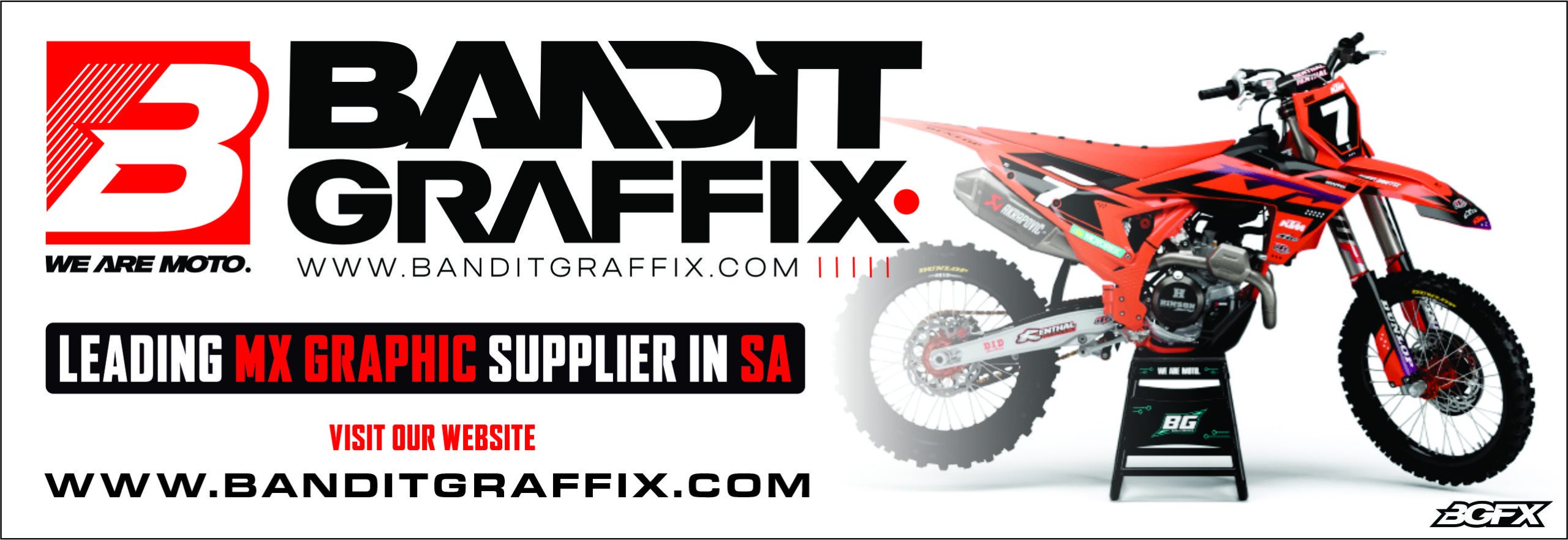 Bandit Bike Graffix Moto-X and Enduro decal/graphics kits