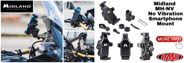 Midland MH-NV No Vibration Handlebar Smartphone Mount