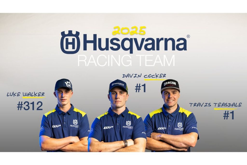 Husqvarna 2025 Racing Team Selected.
