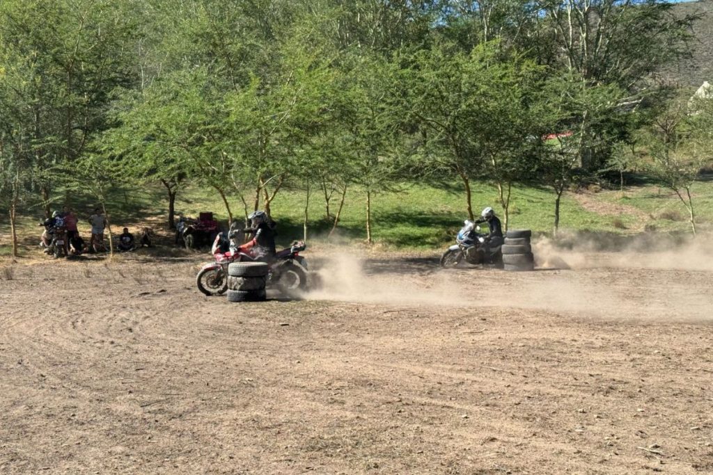 Riding and racing at Rooiberg Lodge.