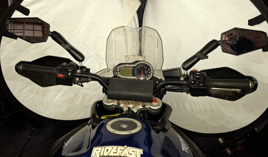 Doubletake motorcycle mirrors