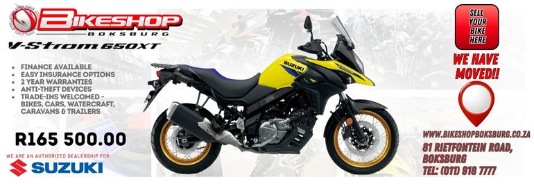 BIKESHOP BOKSBURG SUZUKI EAST - DL650 XT V STROM - STRIP 3 - DT