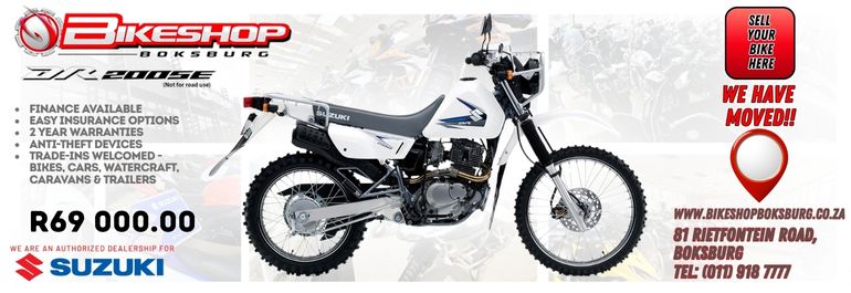 BIKESHOP BOKSBURG SUZUKI EAST - DR200SE - STRIP 5 - DT
