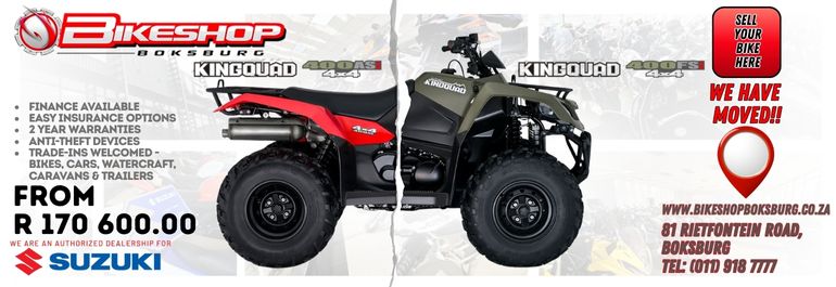 BIKESHOP BOKSBURG SUZUKI EAST - KING QUAD 400 - STRIP 6 - DT