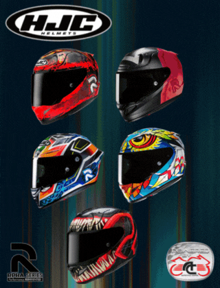 HJC HELMETS; FIVE GLOVES; MICHELIN TYRES; CIRCUIT EQUIPMENT; SABAT LITHIUM MOTORCYCLE BATTERY; TOPLITE MOTORCYCLE BATTERY