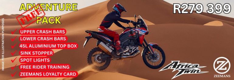ZEEMANS MOTORCYCLES - STRIP 6 - AFRICA TWIN