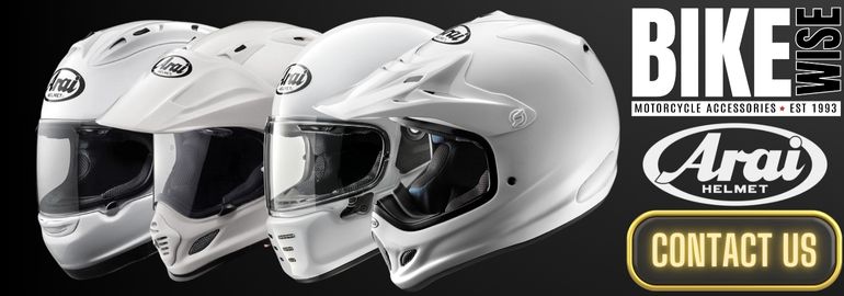 BIKEWISE MOTORCYCLE ACCESSORIES - STRIP 1 - ARAI HELMETS