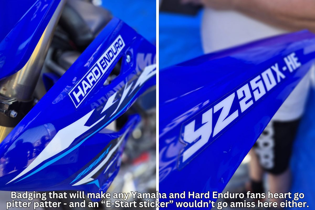 Yamaha YZ250X Hard Enduro review 2025 Yamaha YZ250X South Africa Yamaha YZ250X-HE launch Titans Racing Fisch Moto electric start Yamaha KYB SSS suspension Yamaha YZ250X Yamaha SA Hard Enduro bike 2-stroke enduro bikes South Africa Yamaha YZ250X specs and price Best hard enduro bikes in South Africa Yamaha off-road motorcycles SA