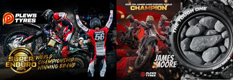 plews, plews tyres, championship winning tyres, james moore, fim junior hard enduro champion, mark fernandez, fim junior super enduro champion