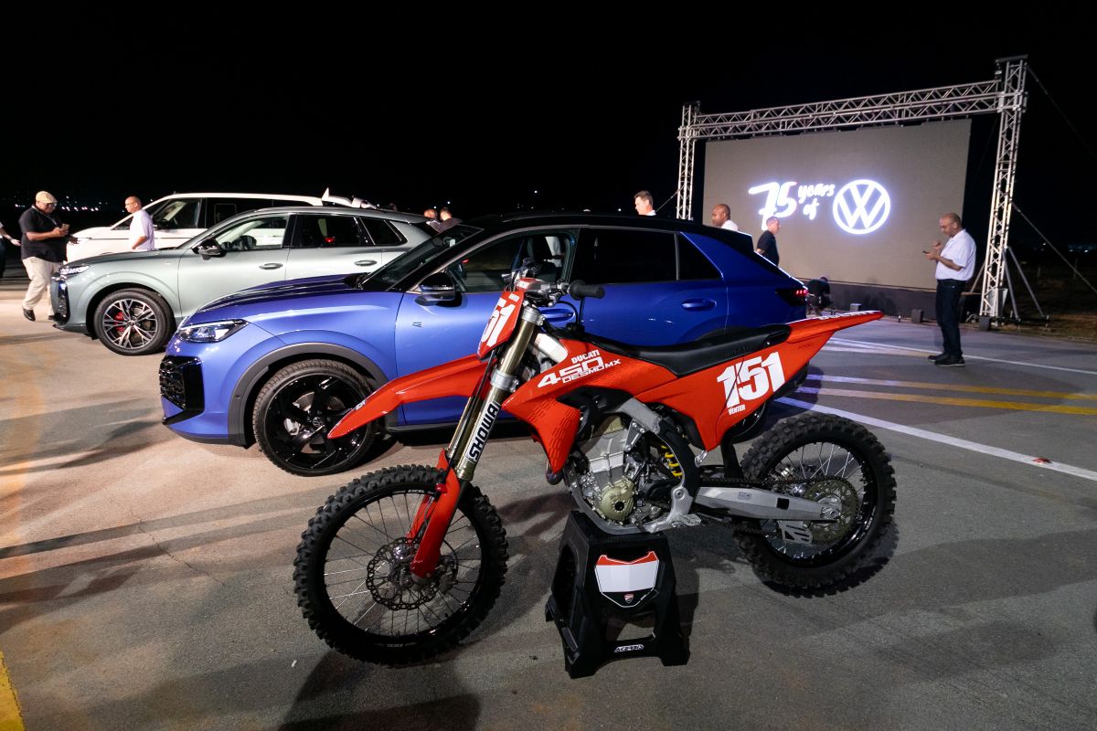 Volkswagen in South Africa celebrates 75 years this year. This display showcases the latest in VW, VW Commercial, Audi and, of course, Ducati.