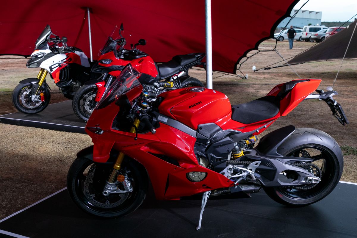 The ever-present Ducati Panigale V4 superbike