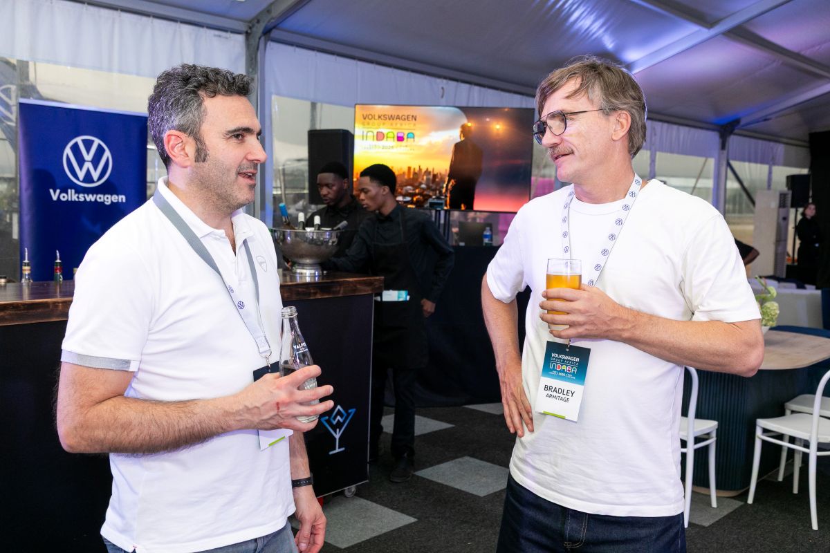 Gherardo Morico from the Ducati factory in Bologna chatting with Bradley Armitage.