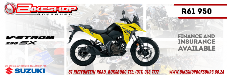 BIKESHOP BOKSBURG SUZUKI EAST - V-STROM 250 XT - STRIP 1 - RF