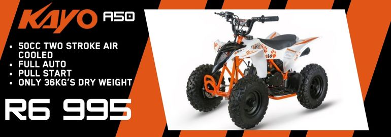KAYO A50 ATV 50CC 2 STROKE FULL AUTO PULL START