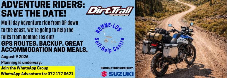 adventure ride, dirt & Trail adventure ride